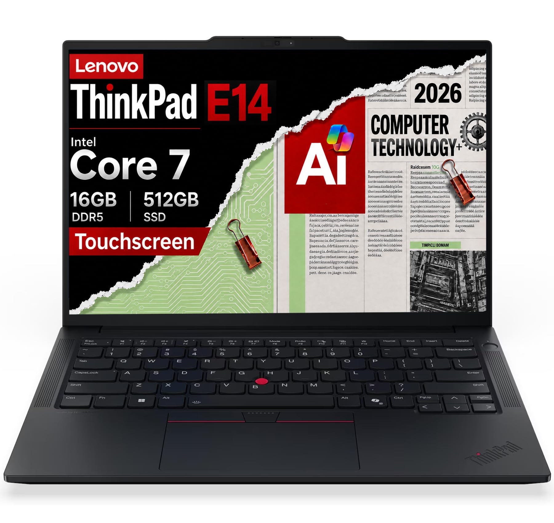 Amazon.com: Lenovo ThinkPad E14 Gen 7 Business Laptop (14