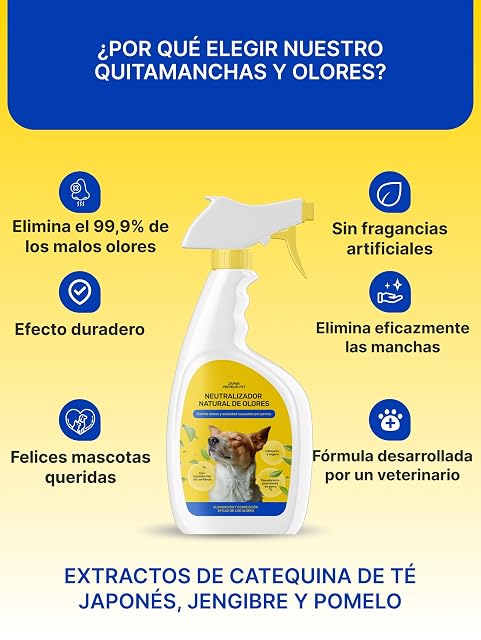 Foto 8 de 8 de limpiador enzimático orina perros con Yomogi y Catequina