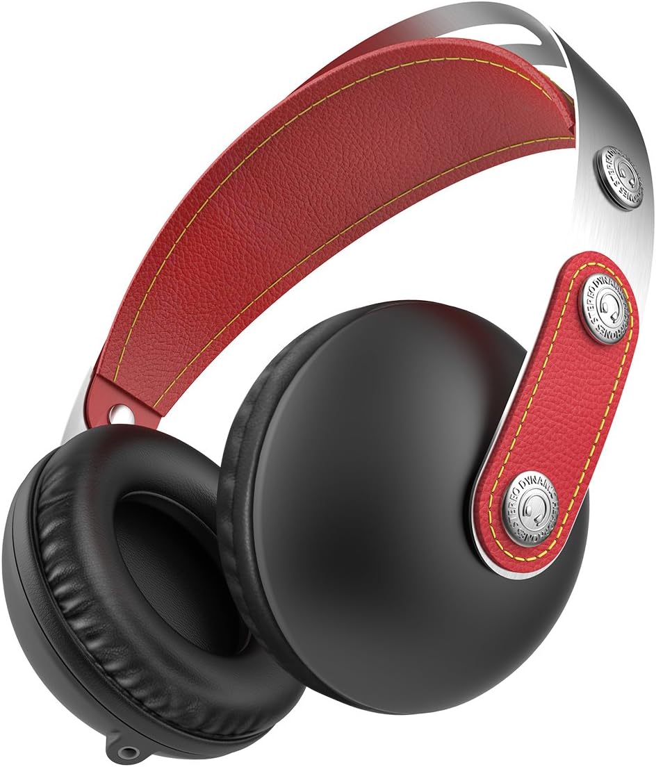 Headphones, Sound Intone Wz-01 Headphones with Microphone and Detachable Cable for Travel, Work, Sport , On-ear Wired Lightweight Headset for Iphone and Android Devices