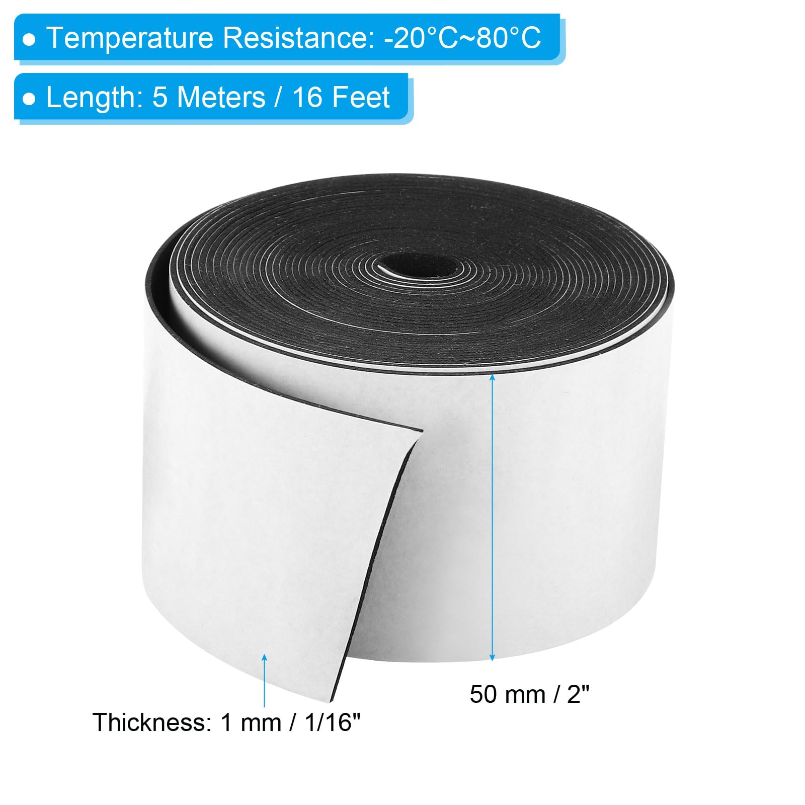 PATIKIL Weather Stripping Door Seal - Image 2