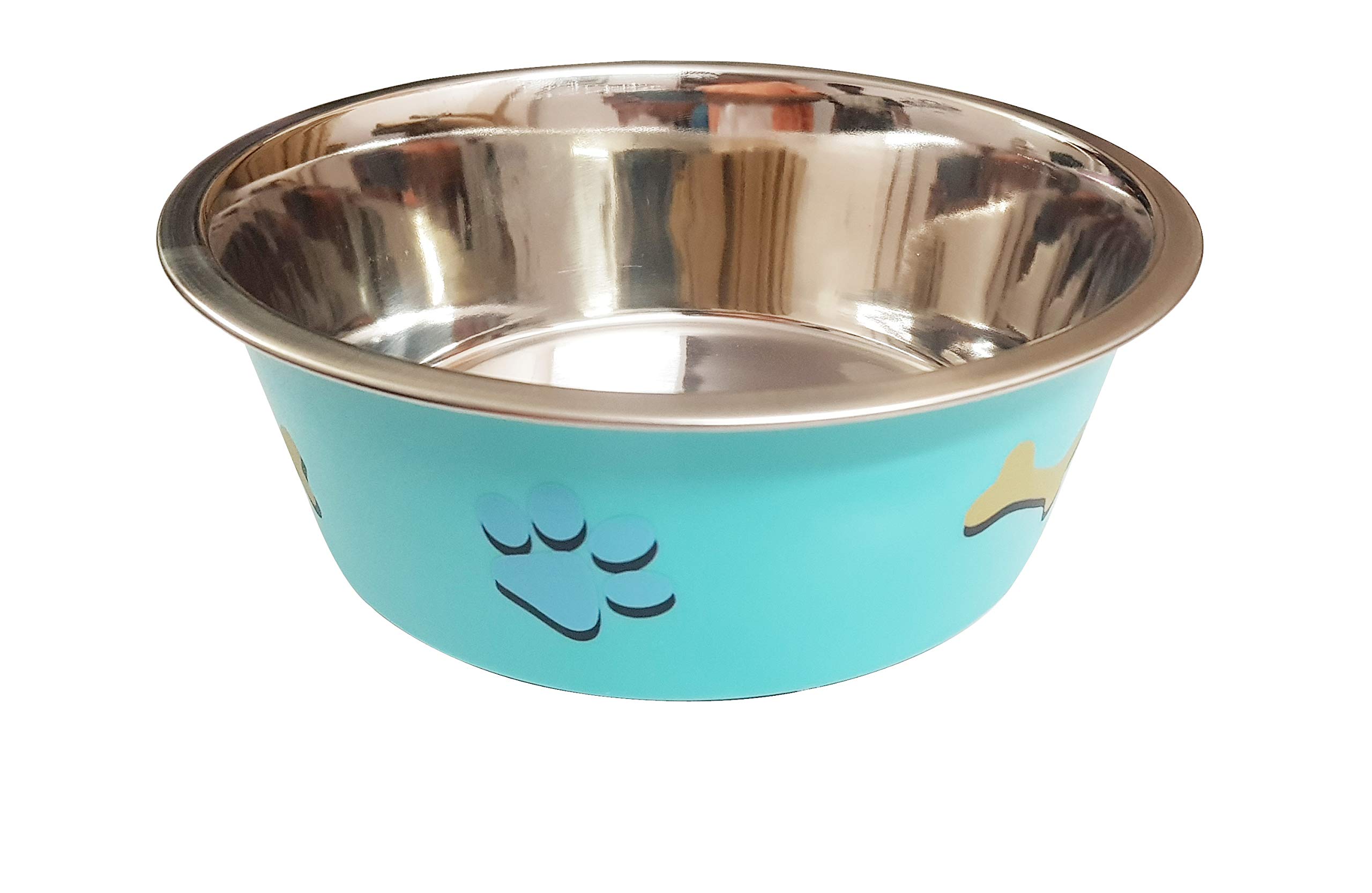 Elton Paw & Bone Matte Finish Cutie Bowls (Light Green) Dog Bowls Export Quality Inside Stainless Steel Dog Food Bowl Feeder Bowls Pet Bowl for Feeding Dogs Cats and Pets (Medium - 0.935Qt. / 0.85 L) (B07XLZ1CTN) Amazon Price History, Amazon Price Tracker