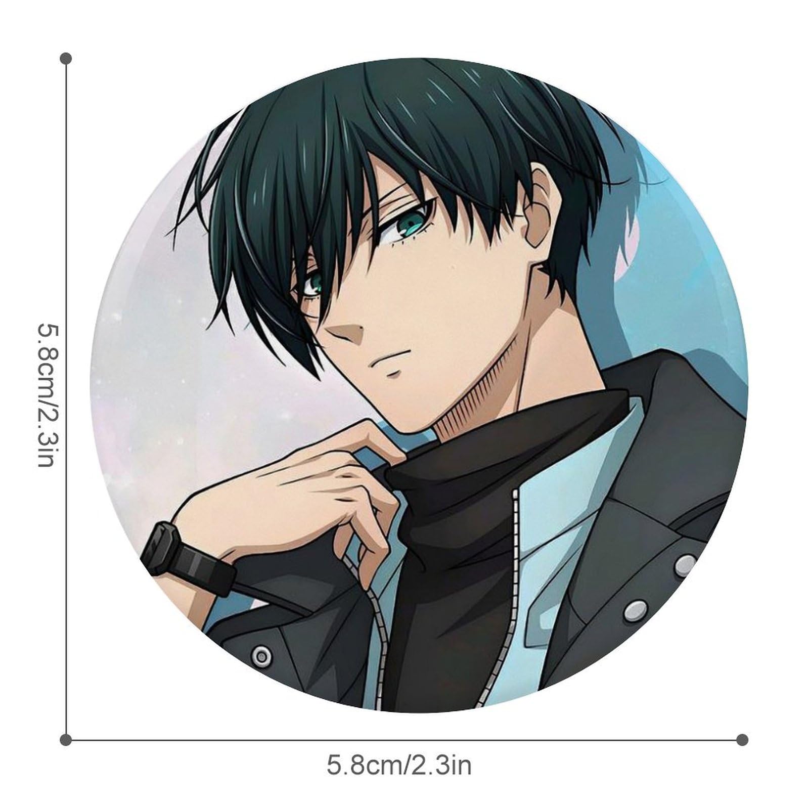 ブルーロック糸師凛 グッズ 缶バッジ 原作絵 漫画 特装版 特典 痛バッグ グッズ-バッチ】ブルーロック 糸師 凛だけ缶バッジ（ブラインド