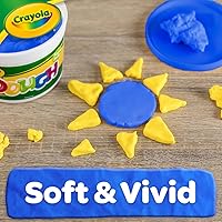Vista 5 de Crayola Modeling Dough, Blue, Bulk Classroom & Art Supplies For Kids, 3lb, Resealable Bucket