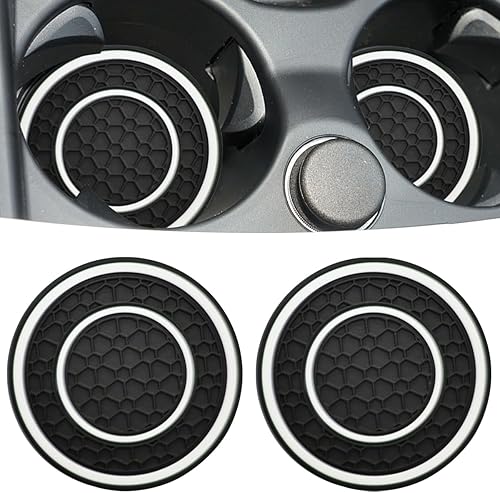 Miniatura 11 de Posavasos para automóvil, universales, impermeables, antideslizantes, con soporte para tazas, a prueba de filtraciones, accesorios para el interior