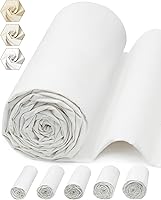 Vista 7 de FIVEIZERO The Yard - Tela de muselina 100 % algodón, 63 pulgadas x 1 yarda, tela calicó beige de peso medio para costura, acolchado, bordado