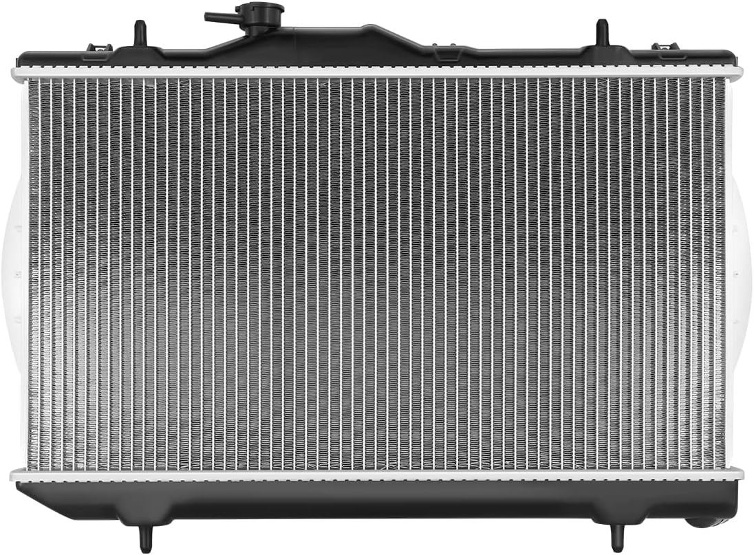 DNA Motoring OEM-RA-1816 1-Row Aluminum Core Radiator Compatible with 95-99 Accent 1.5L SOHC,23-15/16" W X 13-3/16" H X 5/8" D,1-5/16" Inlet / 1-5/16" Outlet