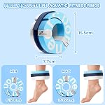 Sportneer Water Aerobics Pool Exercise Equipment Combo Set: High Density Water Dumbbells, Aqua Belt, Aquatic Cuffs for Aquatic Therapy & Pool Fitness