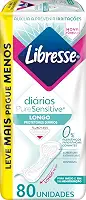 Libresse Pure e Sensitive, Protetor Diário Longo 80 unidades