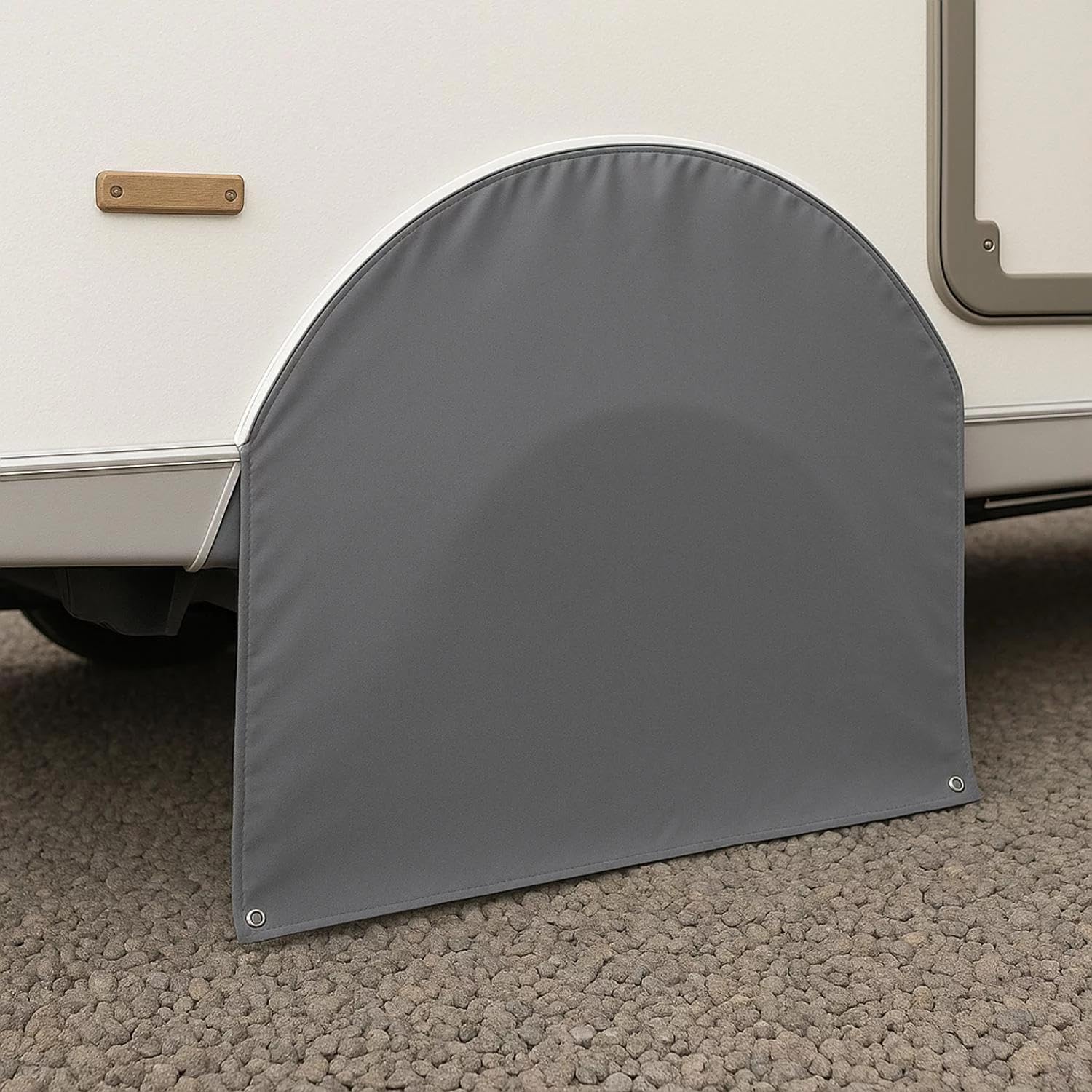BWI Housse de protection pour roue de caravane 88 x 89 cm