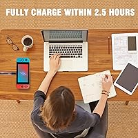 Vista 7 de PURBHE Muelle de interruptor con cargador, reemplazo de muelle de interruptor portátil para Nintendo Switch Dock Switch Adaptador HDMI, fuente