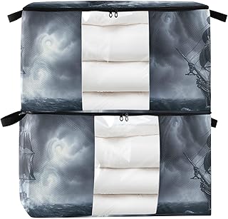 GAIGEO Pirate Ship is in the Ocean Storage Container under Bed, Summer C...