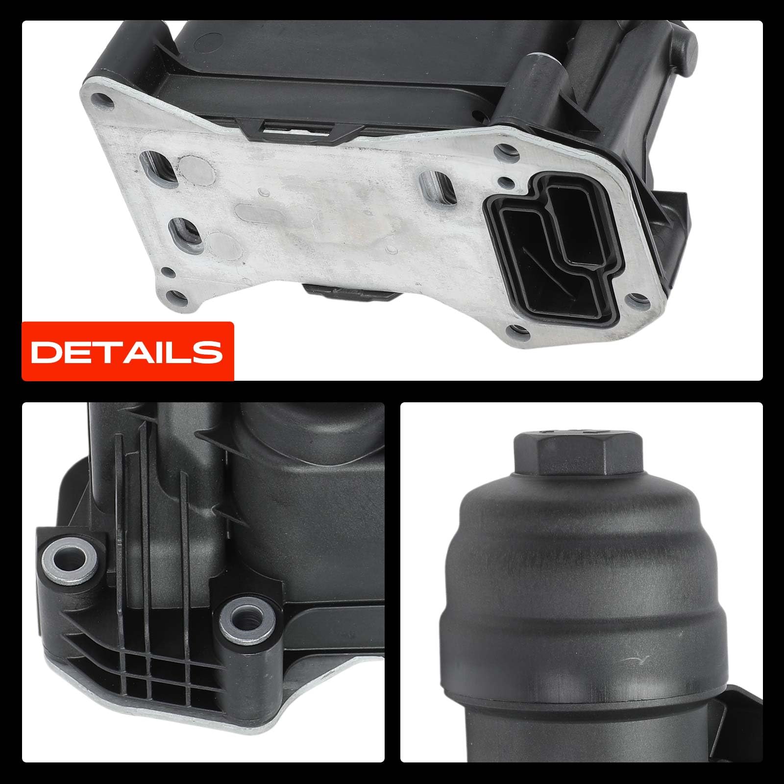 Frankberg Radiatore dell'olio Motore Alloggiamento del filtro dell'olio Diesel Compatibile con Serie 1 F20 F21 Serie 3 E90 F30 F80 2 Coupé F22 F87 Serie 5 F10 X1 E84 Replace# 11427800066