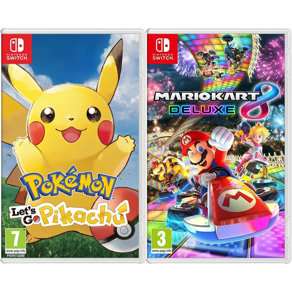 ポケットモンスターLet's Go! ピカチュウ & マリオカート8 デラックス Pokémon : Let's Go, Pikachu & Mario Kart 8 Deluxe : Amazon.fr