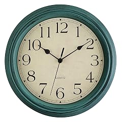 Foxtop Retro Silent Non Ticking Round Classic Clock 12 Inch Quartz Decorative Battery Operated Wall photo Foxtop Retro Silent Non Ticking Round Classic Clock 12 Inch Quartz Decorative Battery Operated Wall