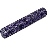 Yes4All High-Density EPP Round Back Roller Foam, Exercise Foam Roller for Yoga, & Pilates, Multiple Sizes and Colours, Purple Speckled - 36 inches