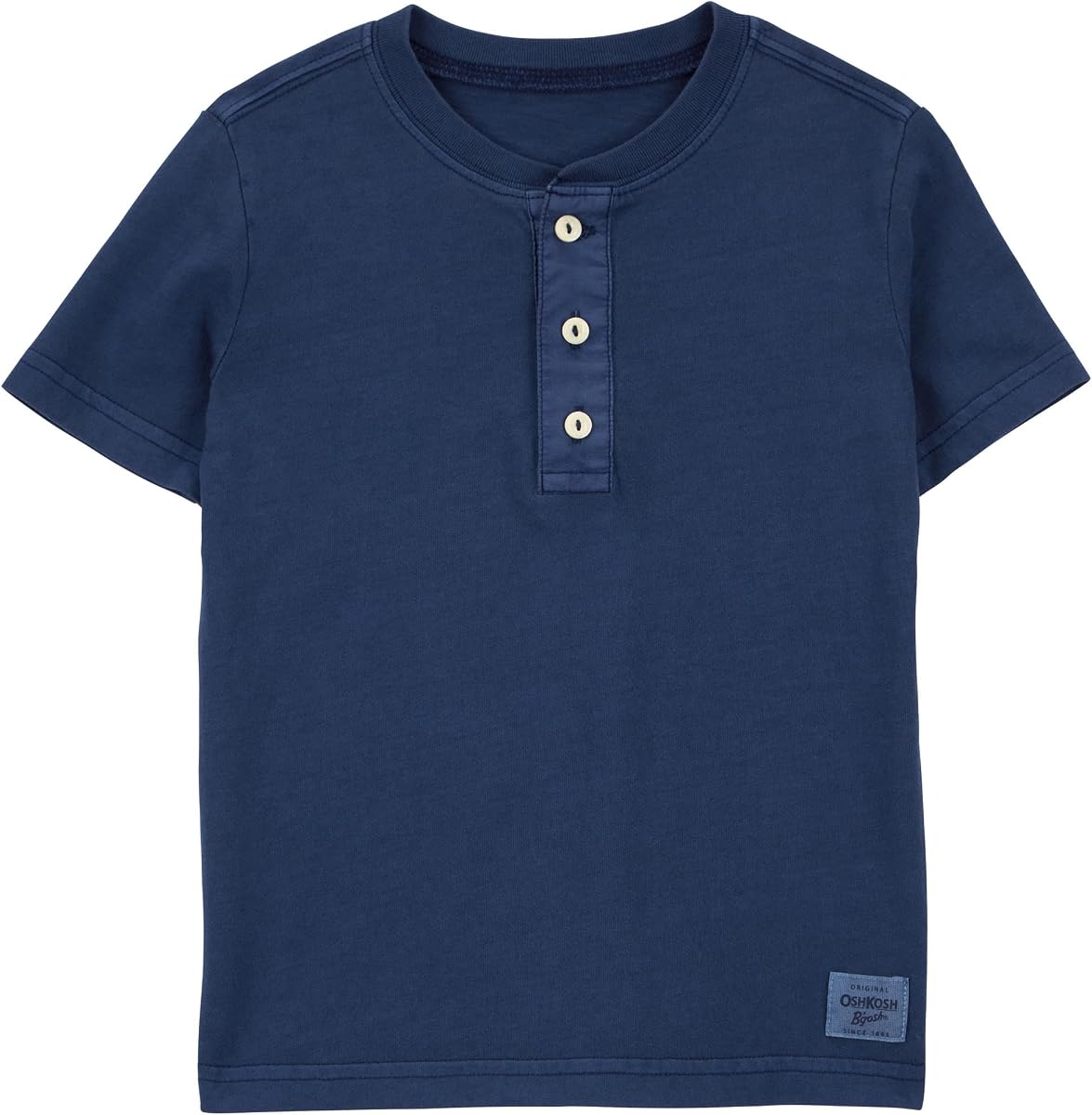 OSHKOSH B'GOSH Henley de manga corta para niño