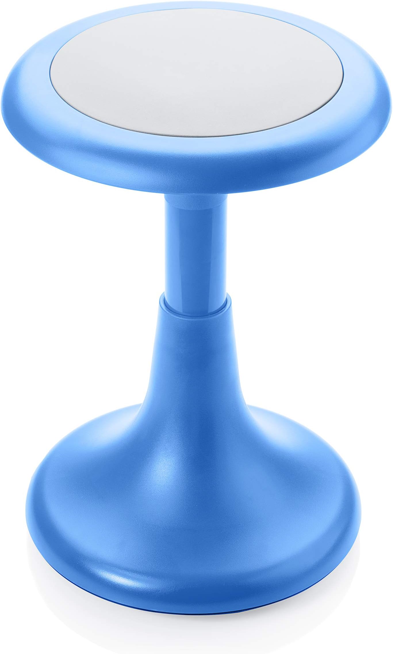 Active Wobble Stools for Kids - Focus Chairs with Posture Correction for Students with ADD ADHD Autism - Safe Non-Slip Rubber Bottom and Padded Top for Flexible Seating Classroom Furniture (Blue/17)