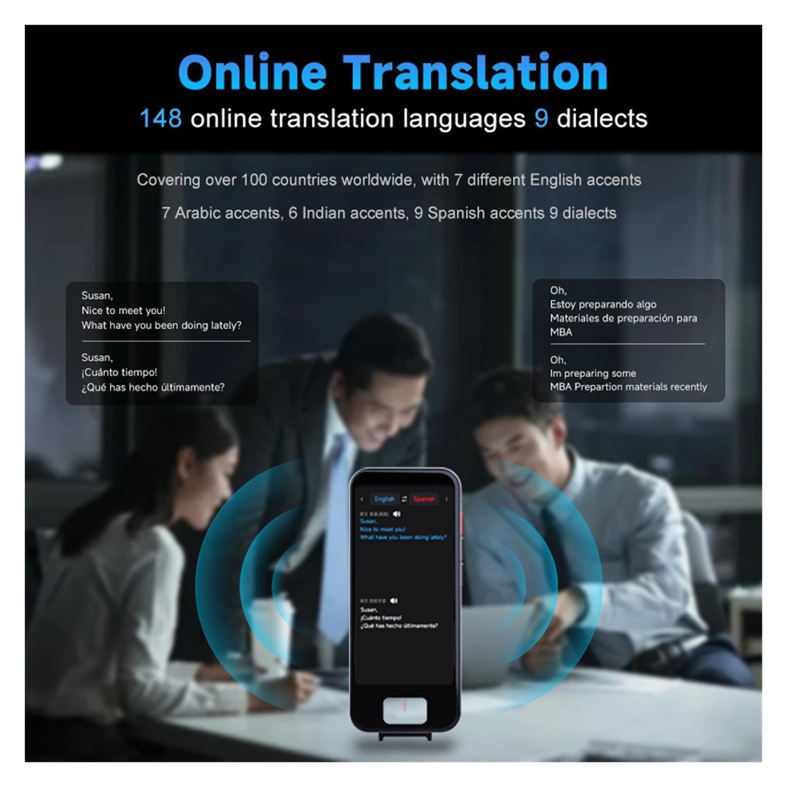 Appareil de traduction de langue S50 Pro
