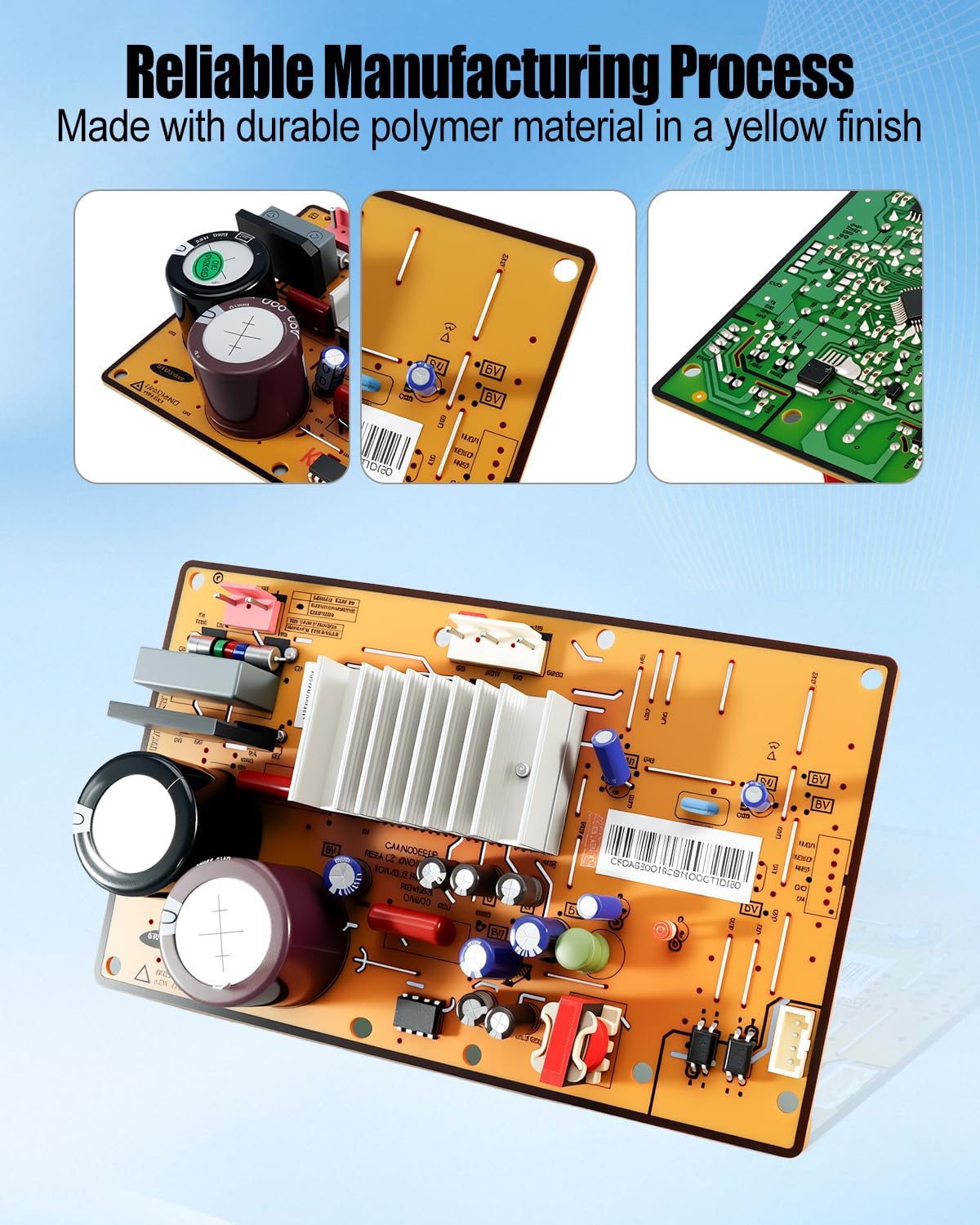 DA92-00483B Refrigerator Electronic Control Board Fit for Samsung Double-Door Multi-Door Refrigerators Inverter Replace 3969953 PS960407