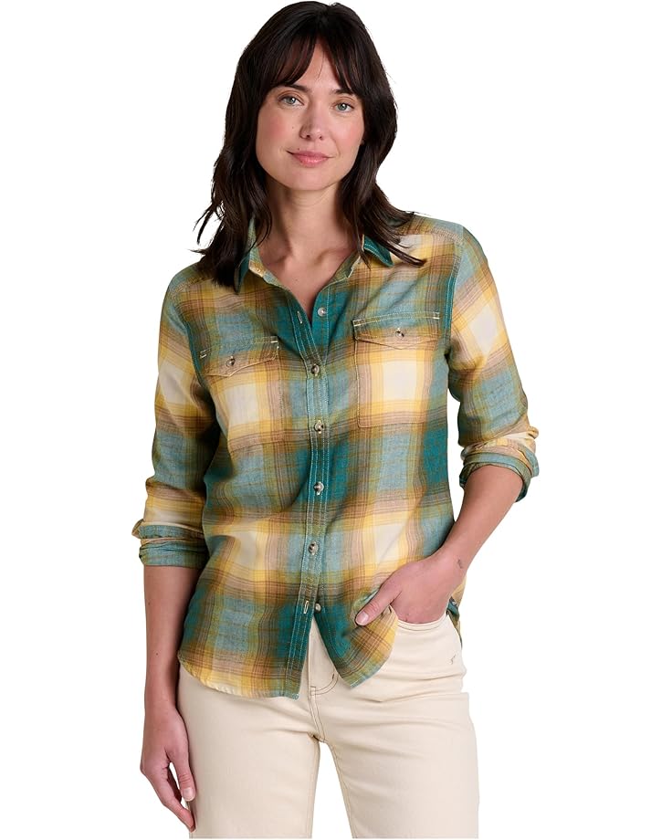 Toad&Co Re-Form Flannel Long Sleeve Shirt - Main View