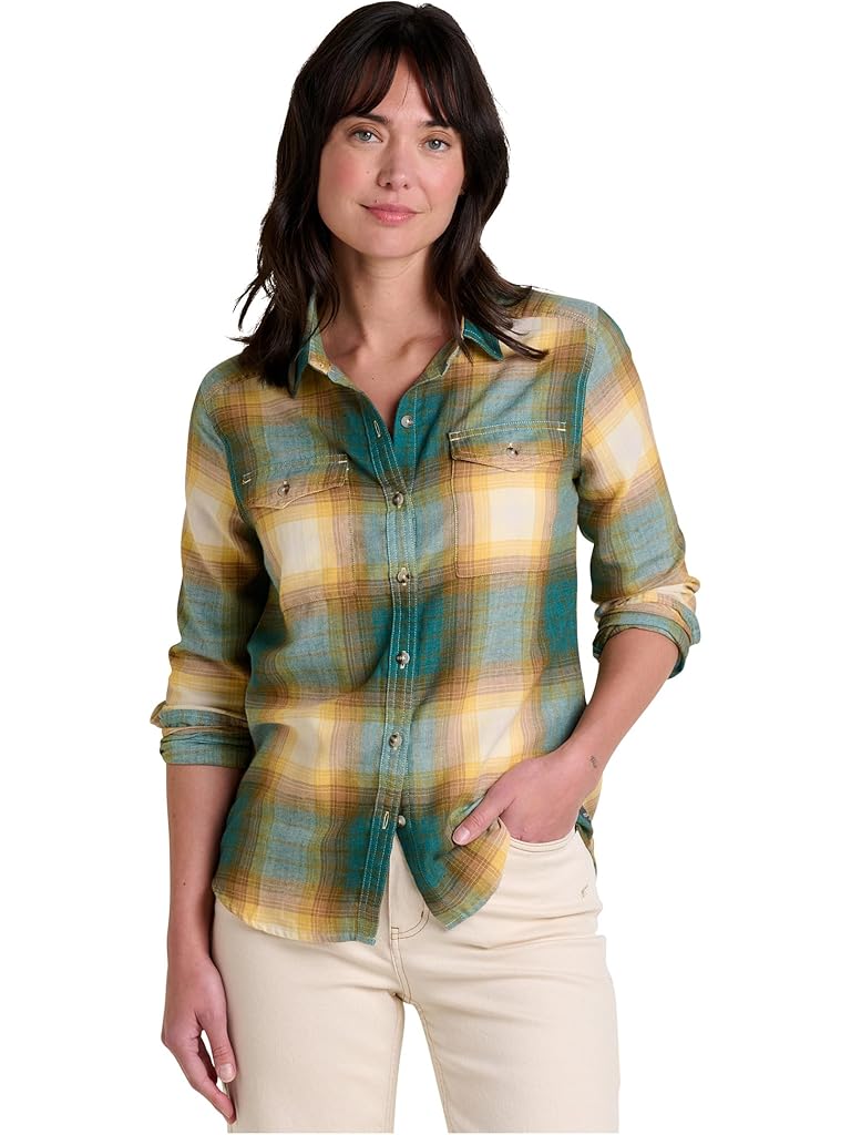 Blue Toad&Co Re-Form Flannel Long Sleeve Shirt
