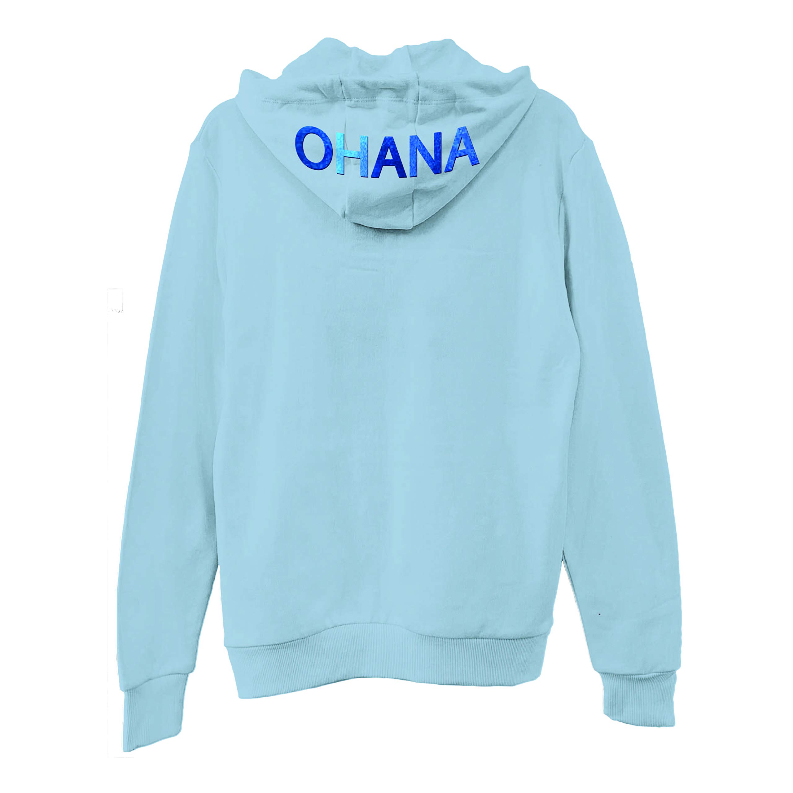 Damen Lilo and Stitch Sweatshirt - Damen Classic Lilo and Stitch Ohana - Fashion Hoodie Sweatshirt mit Folie