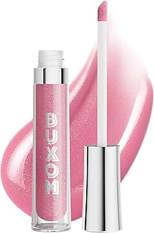 BUXOM Full-On Plumping Lip Polish, Lip Plumper Gloss, Enhancing Tinted Lip Gloss, Formulated with Peptides and Vitamin E for Plump, Moisturized Lips