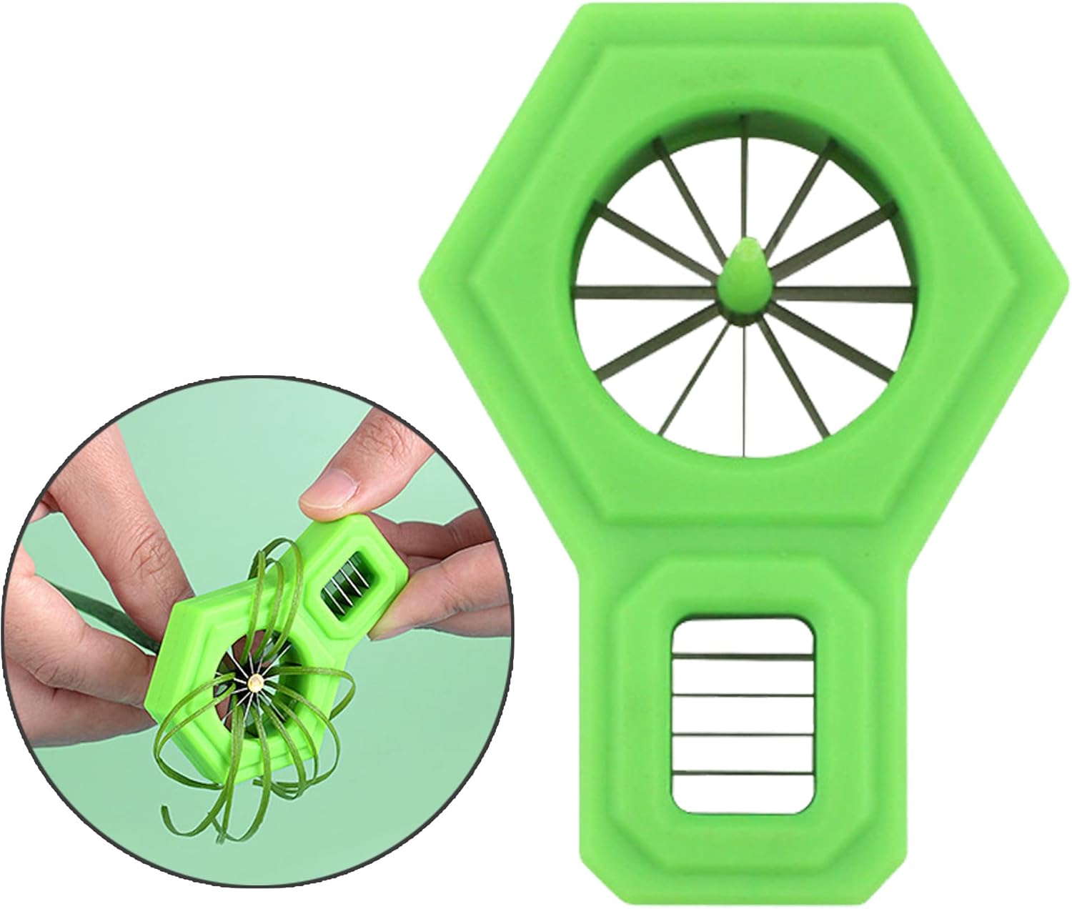 ZLMC Blooming Onion Cutter Green Onion Shredder Slicer
