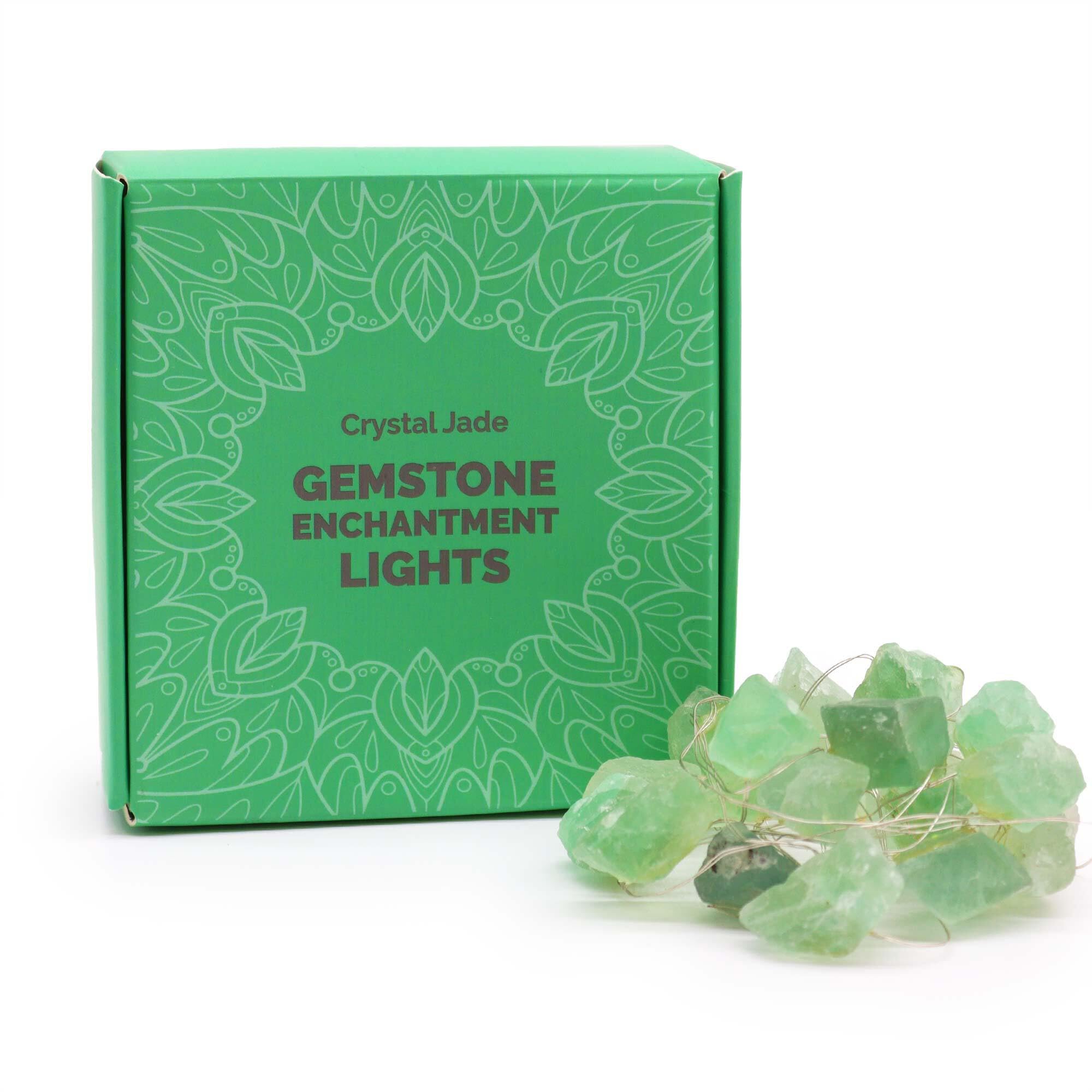 Rosebuds Aroma Gemstone Enchantment Lights Crystal Jade For Warm, Inviting Glow