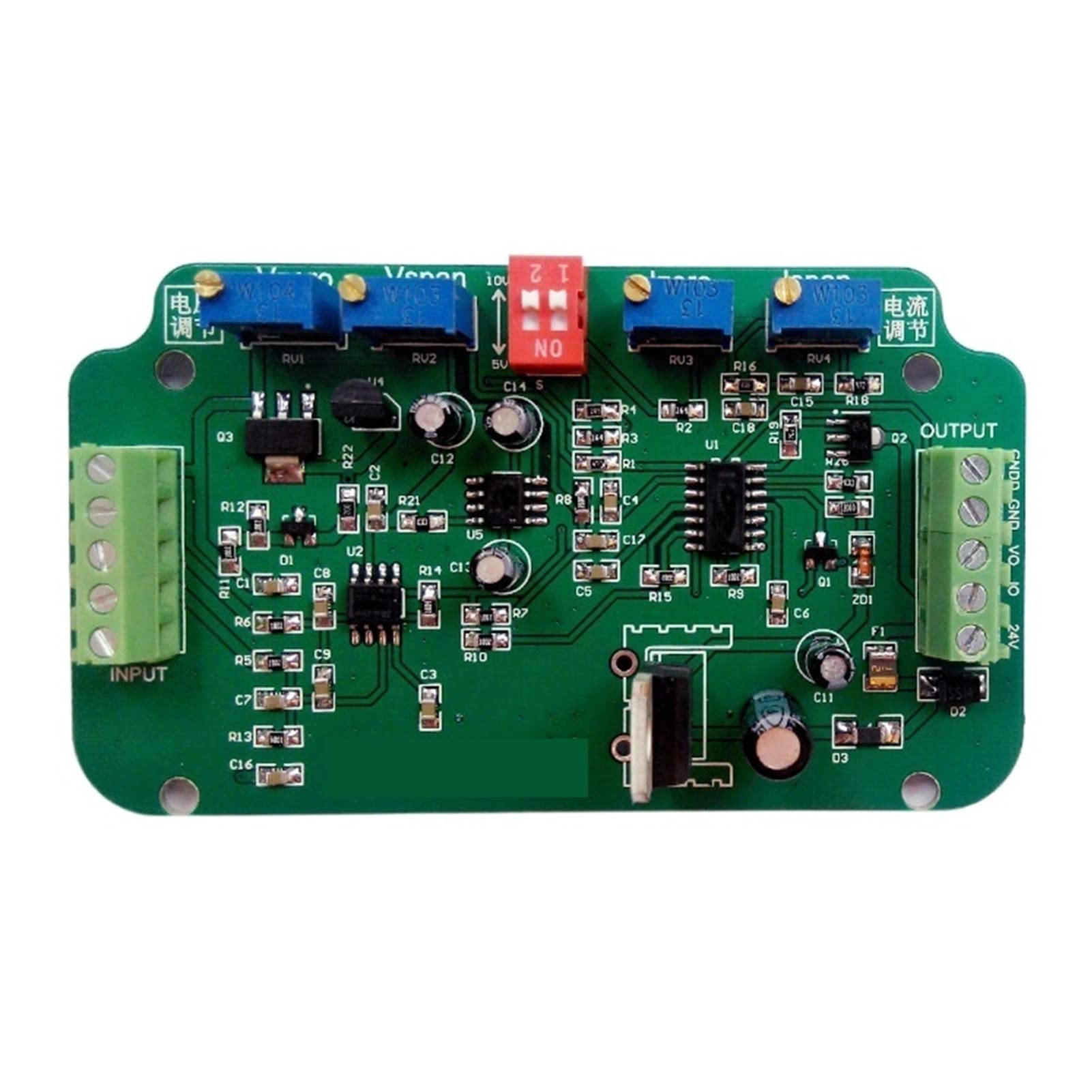 Trasmettitore di pressione del sensore Modulo amplificatore pesatura 0-10 V Plc. Quantità analogica 4-20 mA Forza misurazione 5V,Alta efficienza