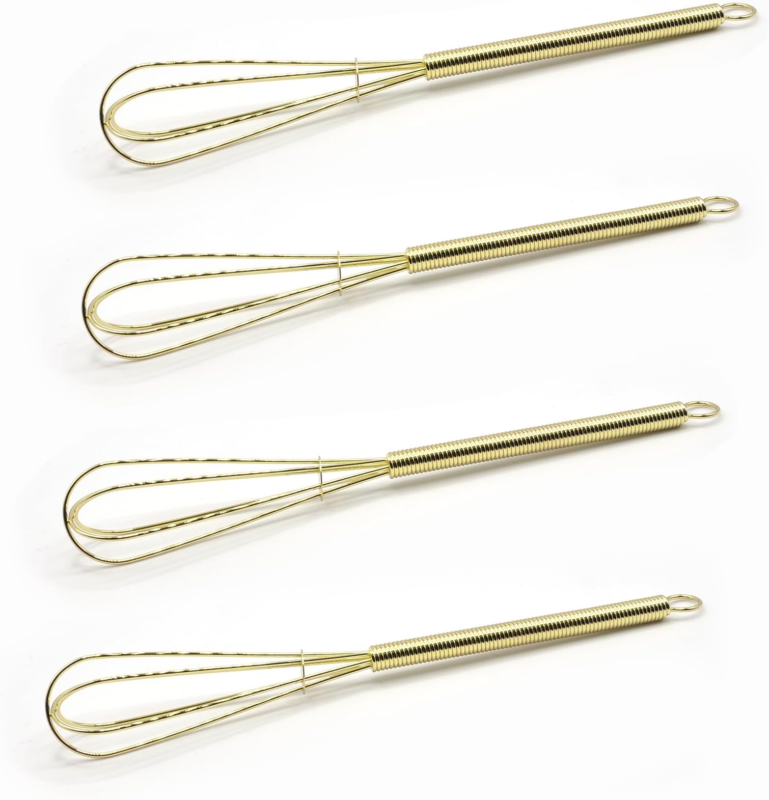 Mini Whisks 7 inch 4Pcs(Gold) Home & Kitchen