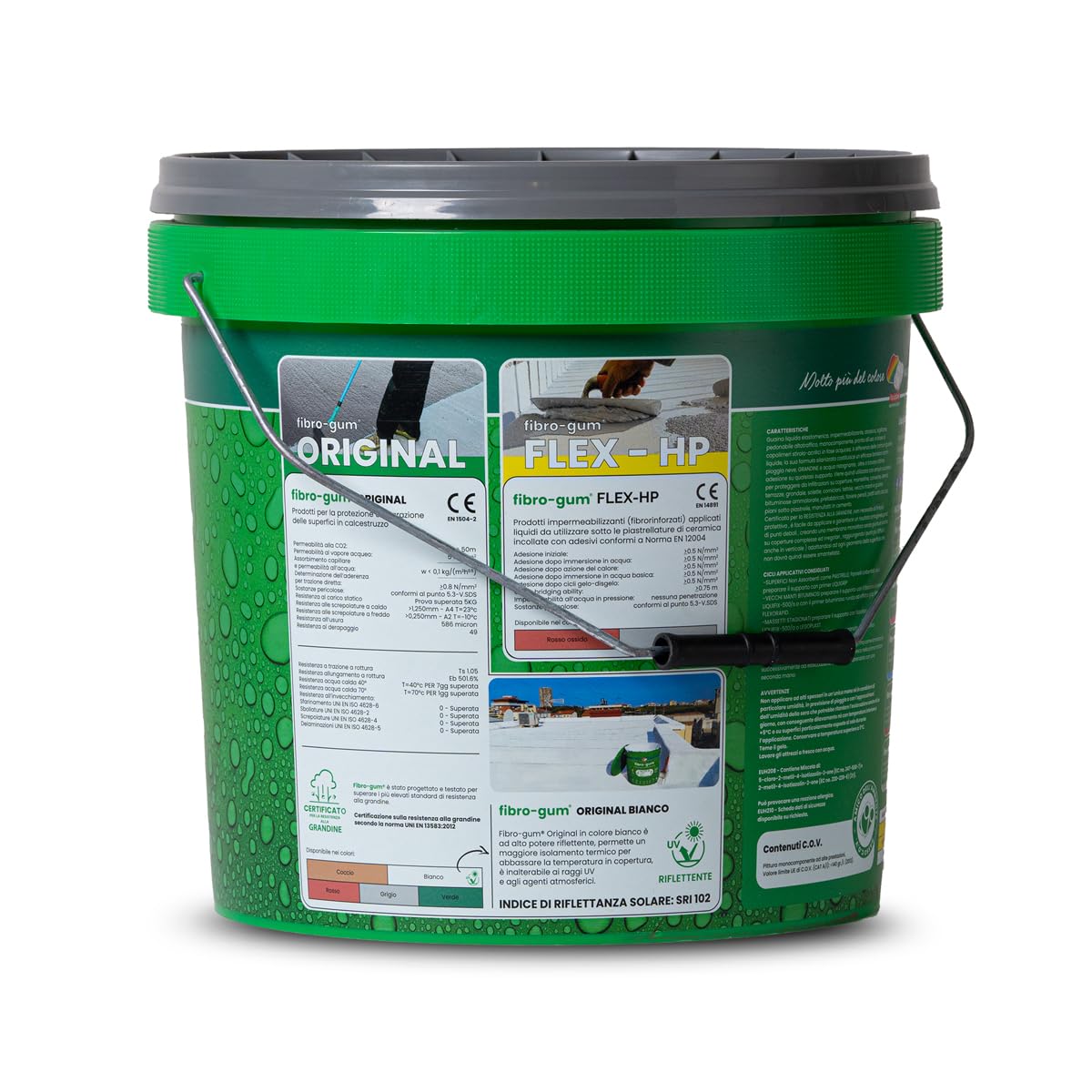 Fibrogum Original Gris 20 kg – Membrana impermeabilizante de alto rendimiento