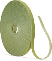 KINGLAKE 10m Öntapadós Növénykötöző Szalag - 12mm Széles Tépőzáras Kertészeti Rögzítő Világoszöld Nylon Növénytámasz Zsinór Virágokhoz, Fákh 1