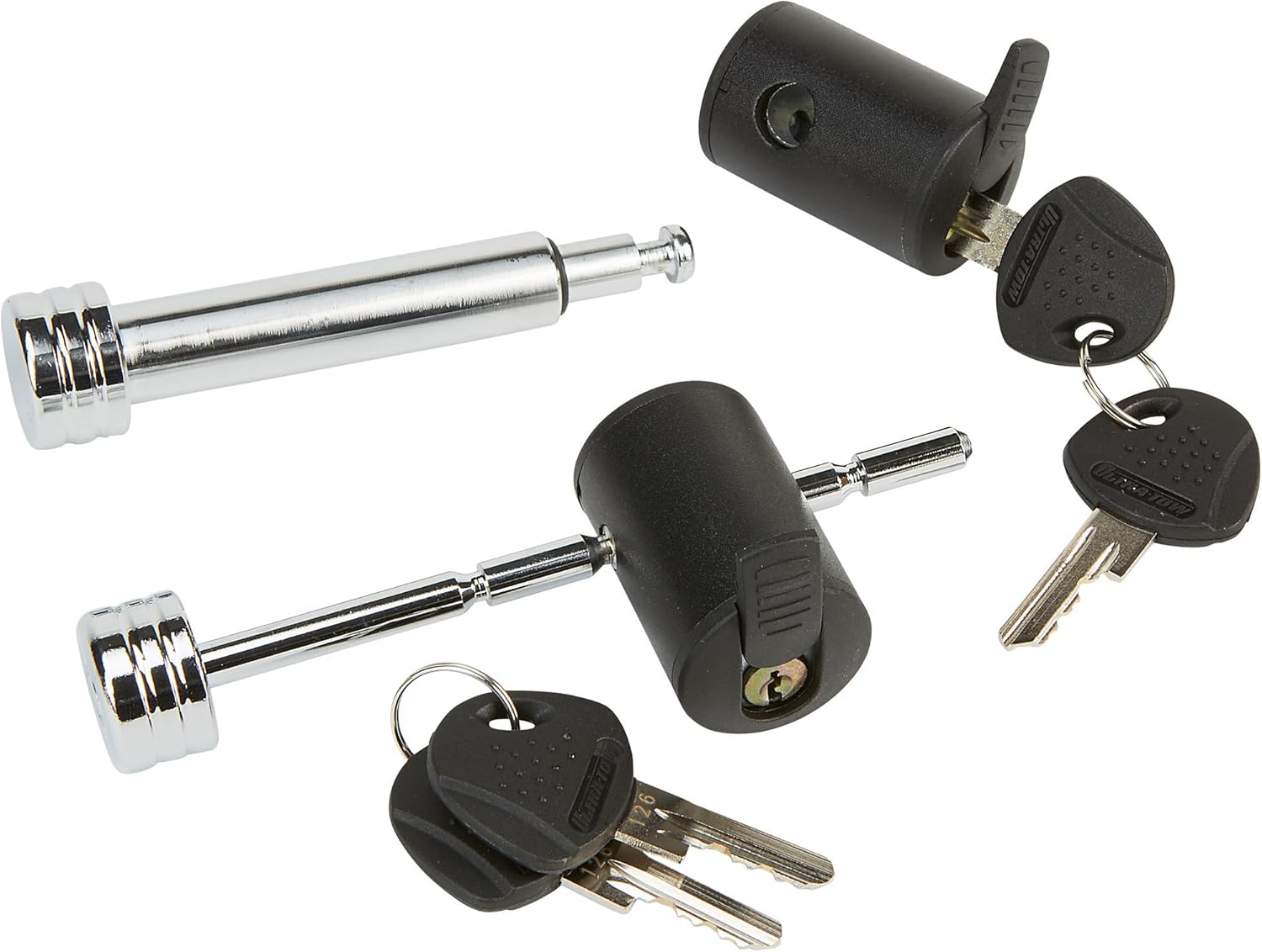 Ultra-Tow 5/8in. Right Angle Locking Hitch Pin and Coupler Lock Set