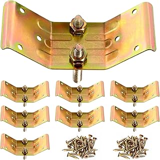 Kerf Mount Corner Bracket, Set of 4 Surface Mount Corner Bracket for Table Aprons, Connection Table Top, Legs, Frame, Repairing or Building Table (4)