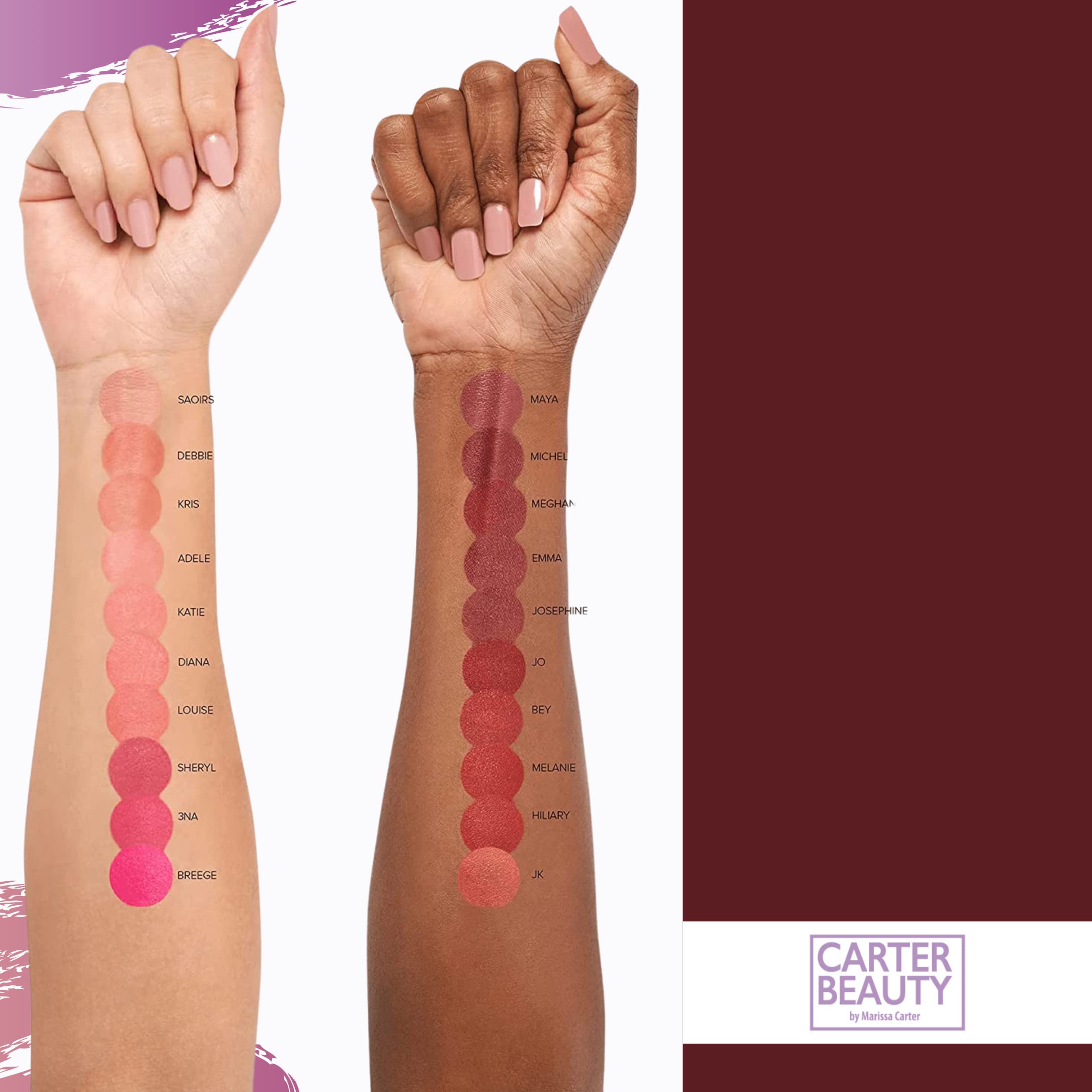 Carter Beauty Word of Mouth Lipstick Josephine, 4.73 ml (Pack of 1) - Image 2