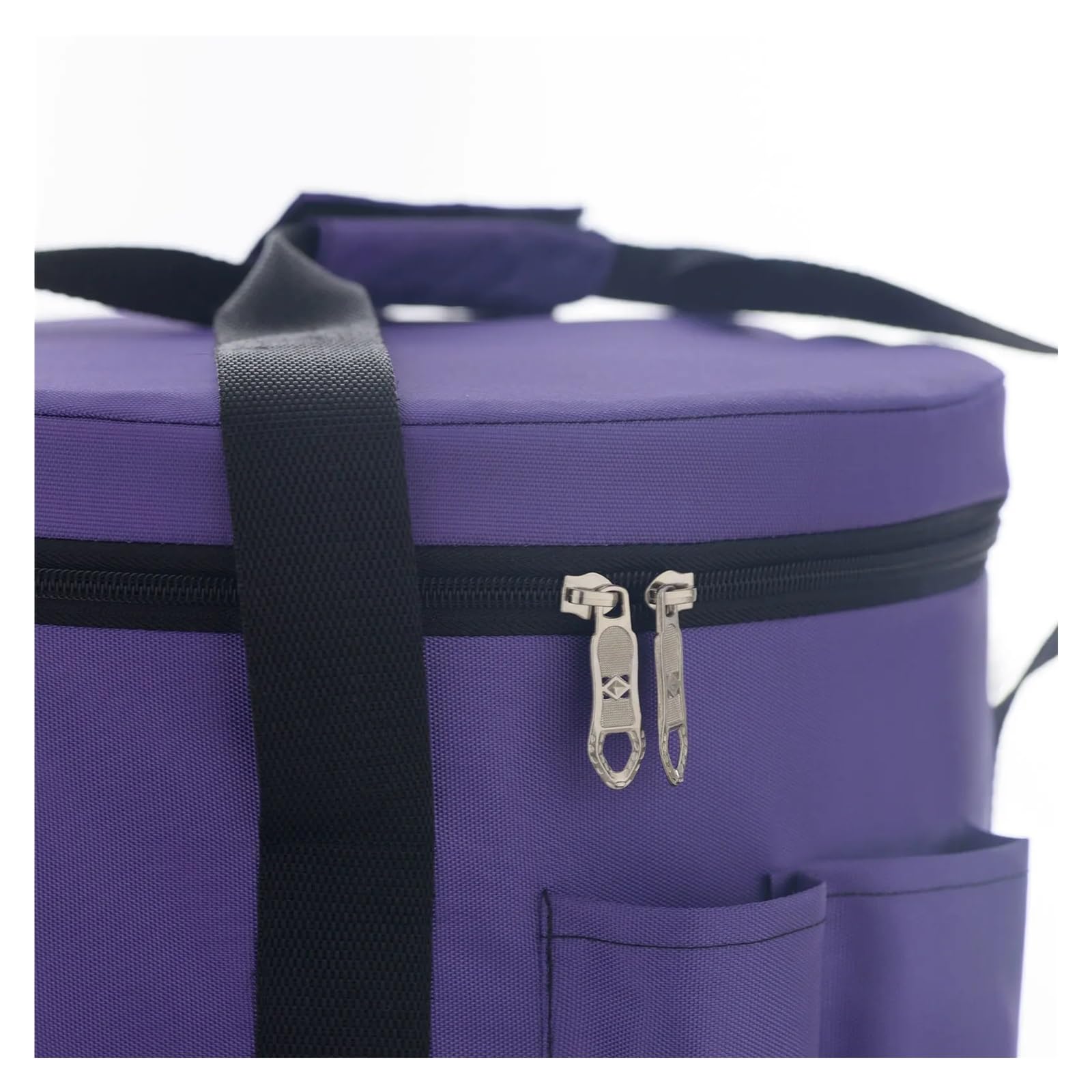 Bolsa Para Cuenco Bolsa de lona, ​​cuenco tibetano cristal cuarzo, estuche transporte for cuencos, mango morado, bolsa viaje, 7-14 pulgadas(8 Inch Bag)