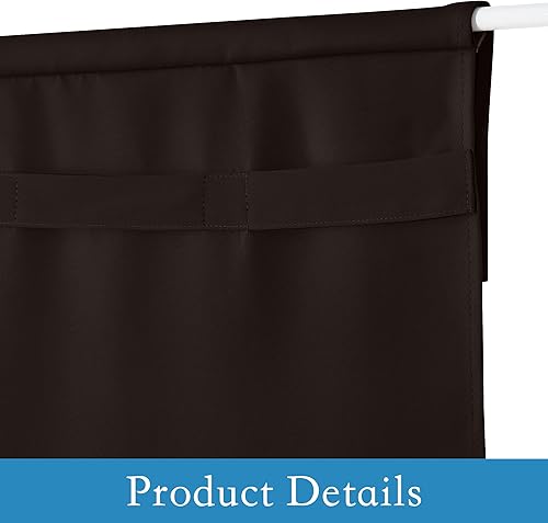 Miniatura 19 de RYB HOME Cortinas de oscurecimiento de habitación para puerta francesa, cortinas de ventana para puertas de vidrio, aislamiento térmico, cortina