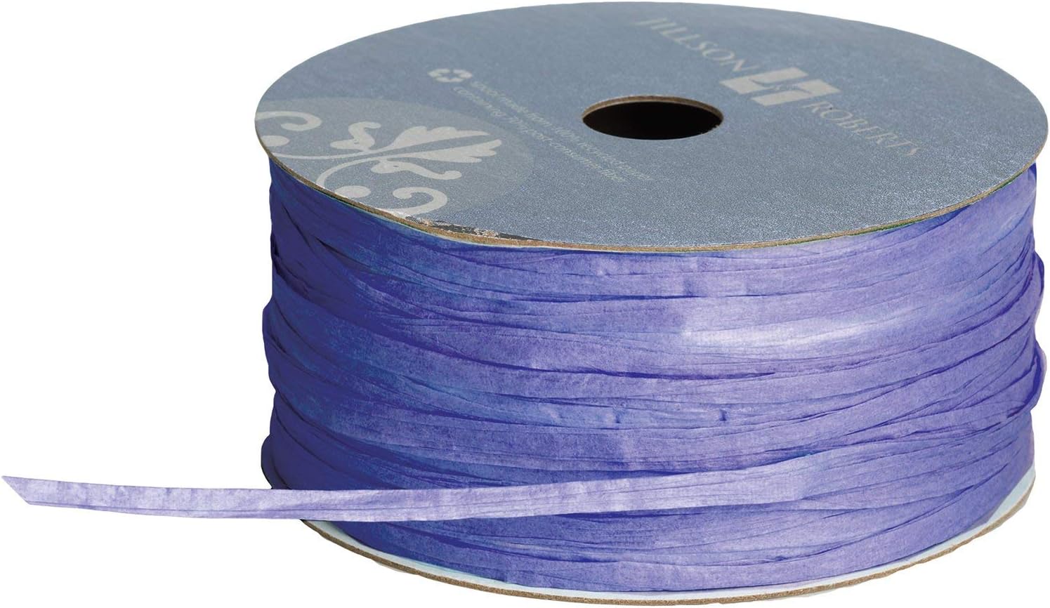 Jillson Roberts 6 Spool-Count 1/4" x 50' Paper Raffia Ribbon Available in 3 Different Assortments, Perfectly Primary