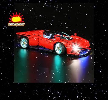 Light kit for Lego Ferrari Daytona SP3 42143(Lego Set is not included) (Advanced)