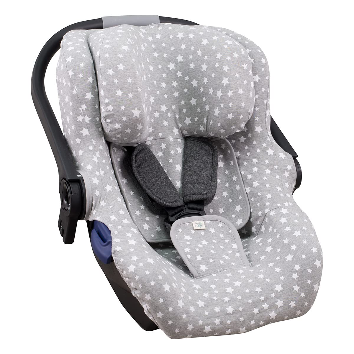 JYOKO KIDS Funda de Algodón para Silla Portabebé Compatible con Concord Neo y Jane Koos (White Star)