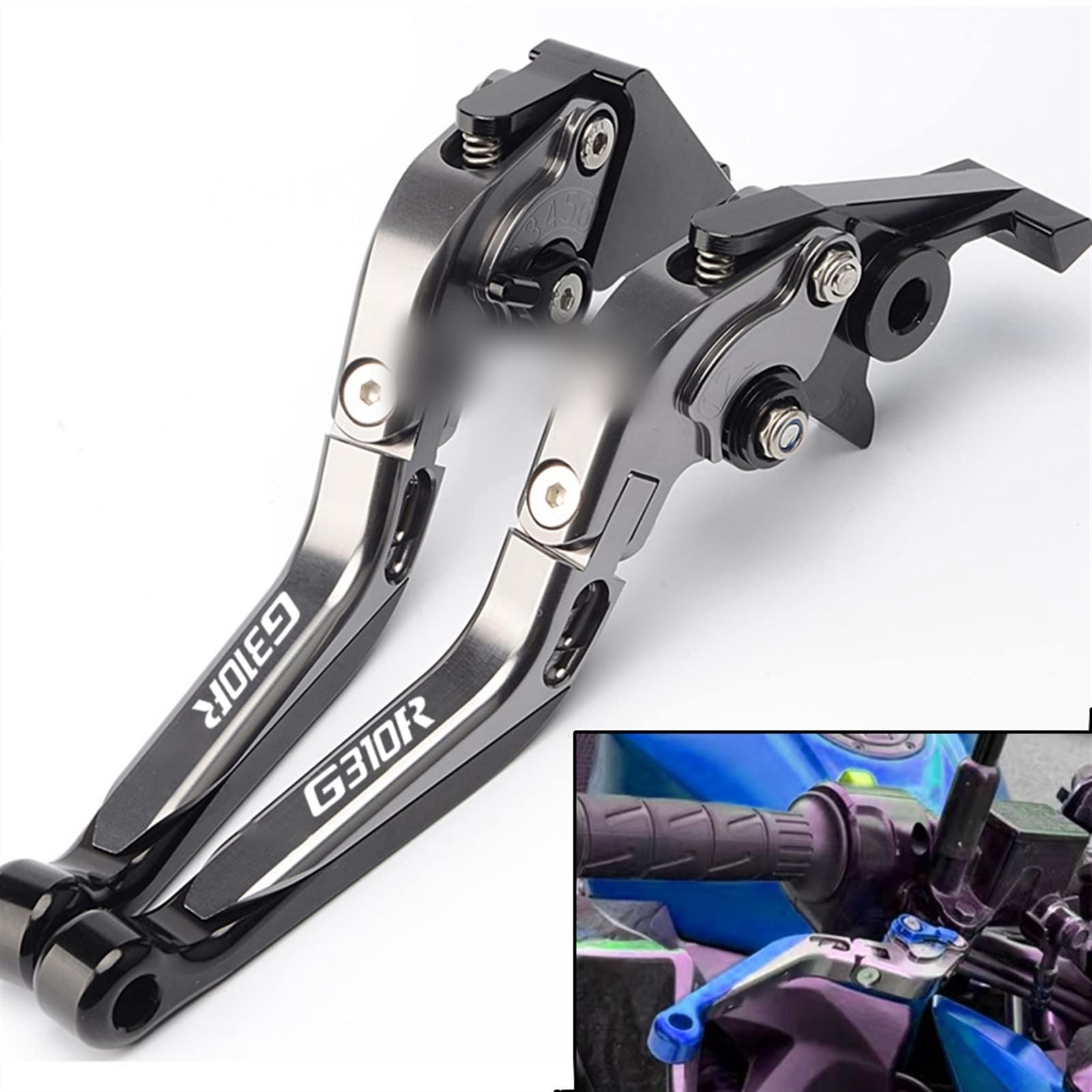 Per BMW G310R G 310 R 2017 2018 Moto CNC Regolabile Extendabl Freno Leve Di Frizione Maniglia Manubrio Accessori