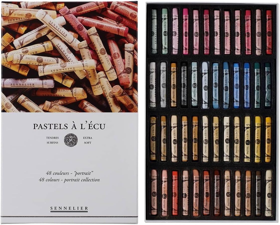 SENNELIER ExtraSoft Pastel Set, Portrait Colors, 24 Count (Pack of 1), Multicolor Amazon.co