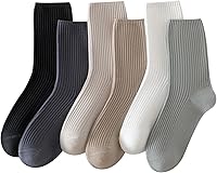 Irisbear Women's Cute Crew Socks - Soft Breathable Cotton Blend Athletic Socks for Fall Casual Shoes