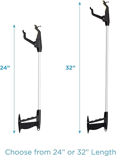 Miniatura 2 de Nova Joy Reacher - Herramienta de recogida de agarrador para personas mayores, agarre ligero con punta magnética, gancho y garra giratoria, ayuda