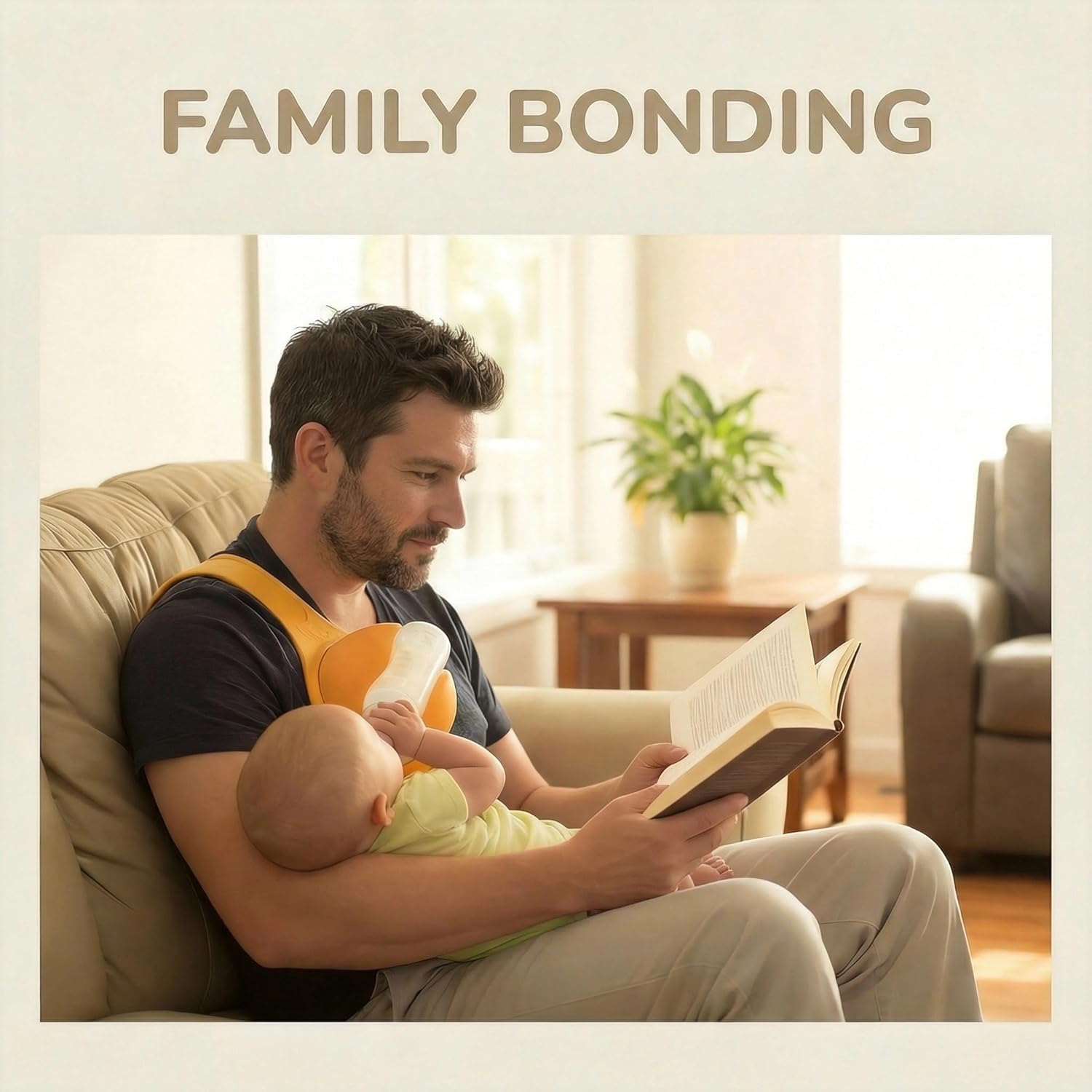 Bottle Holder Hands Free - Hands Free Bottle Holder for Dad Anti-Shedding and Anti-Slip Suitable for Most Bottle Sizes-Free Hand Bottle Holder