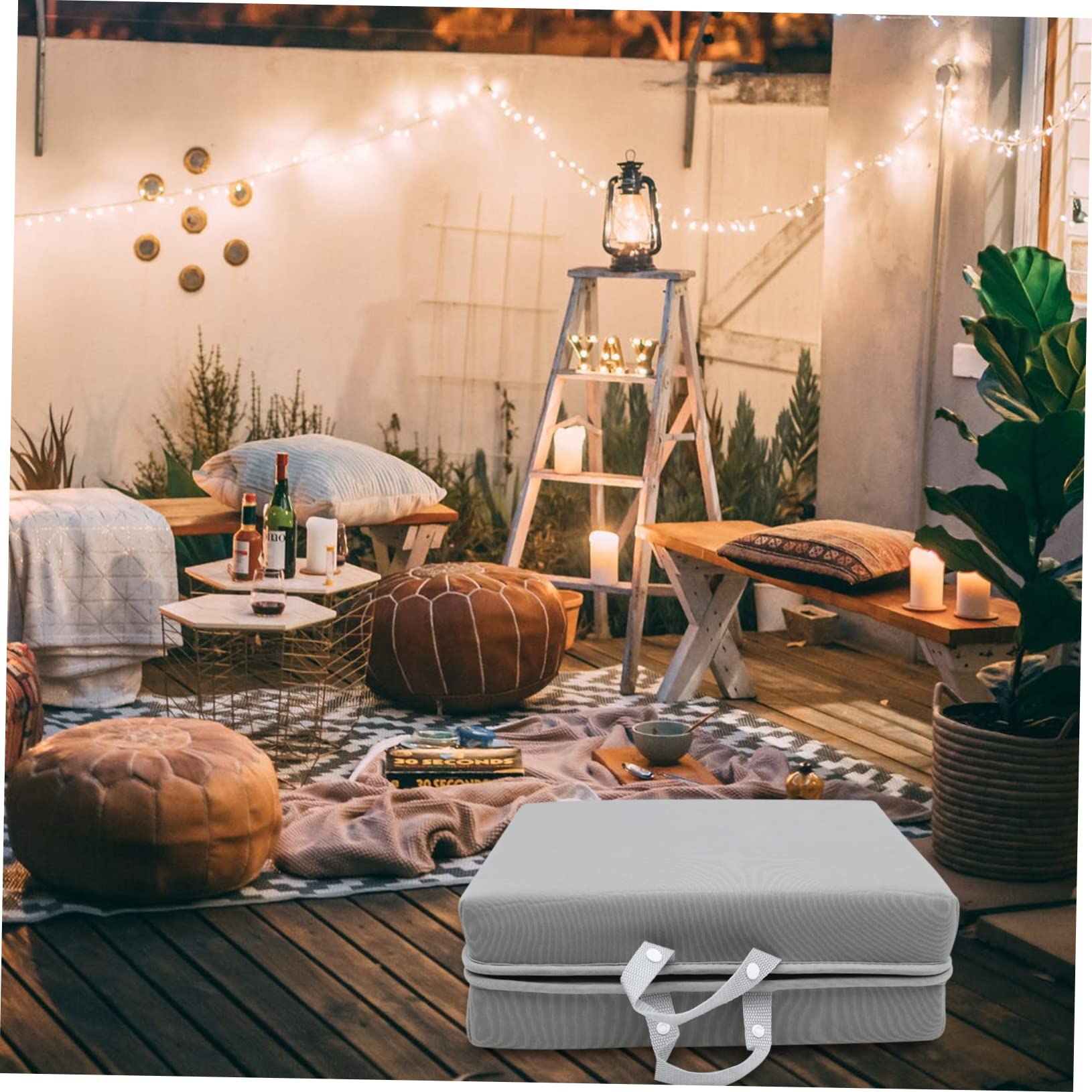 2 Piezas Almohadilla para Arrodillarse de y Flexible Cojín Protector para Rodillas Multifuncional para Jardín Baño Yoga y Trabajo Doméstico Color Gris