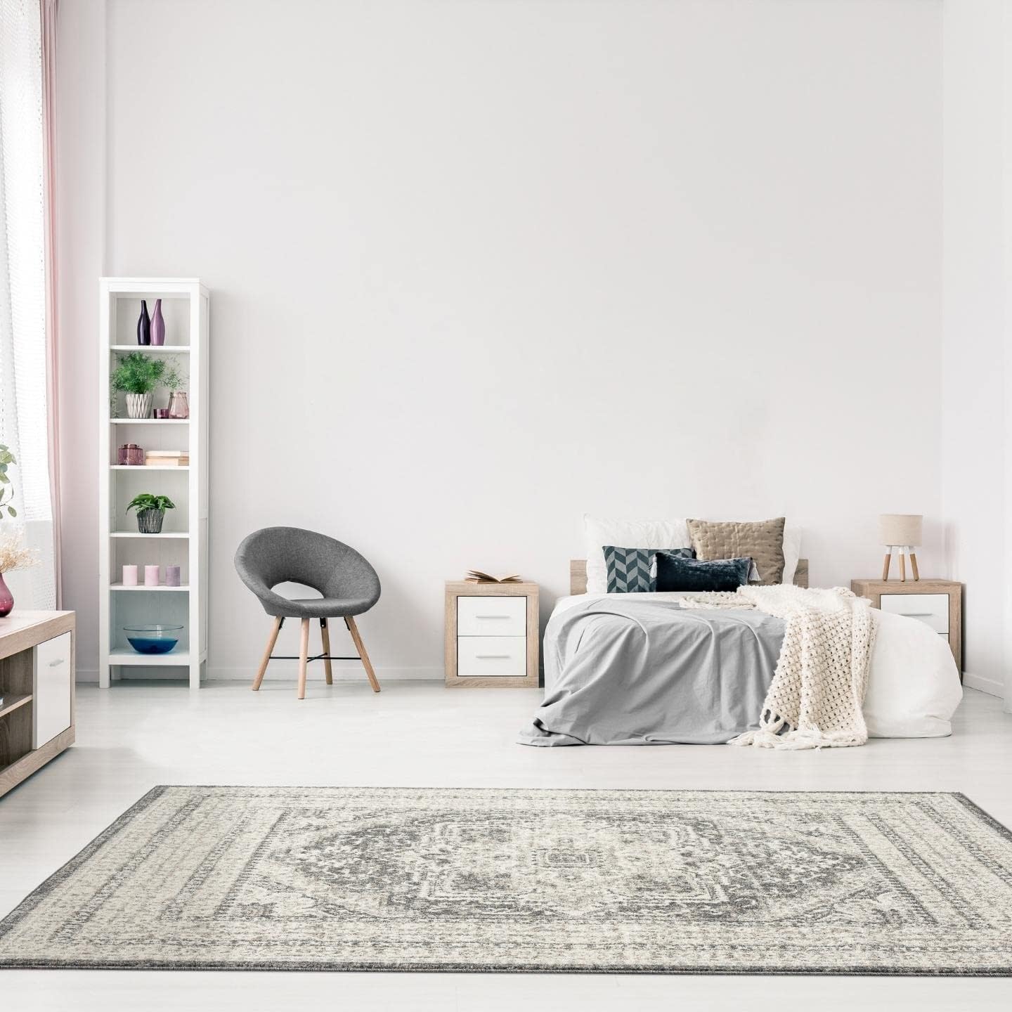 LUXE WEAVERS Moroccan Bohemian Brown 6x9 Area Rug