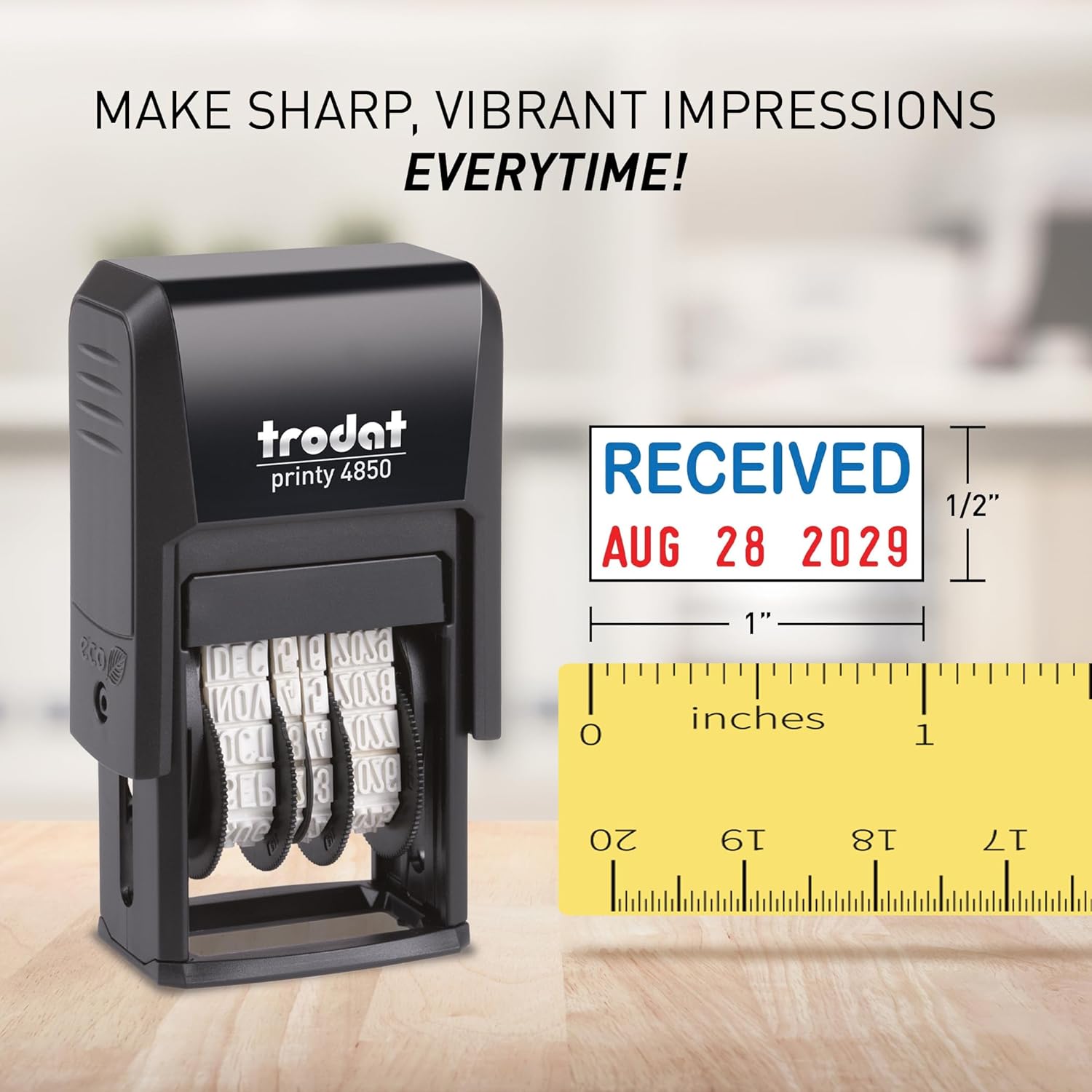 TRODAT 4850 W DATER PERSONALIZED SELF INKING STAMP | Philippines - View #10