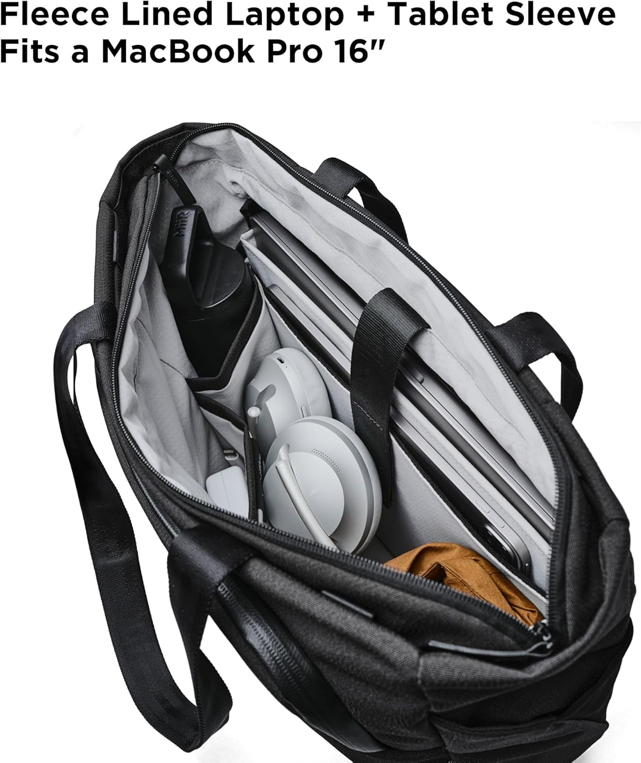 ALPAKA Bravo Tote Bag 14 L, Weatherproof 16 Inch Laptop Briefcase for Men & Women, Travel Tote with Adjustable Shoulder Strap - Image 5